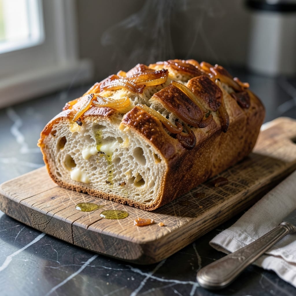 Onion Bread Recipe Bread Machine: Hands-Free Artisan Loaf with Sweet Caramelized Layers