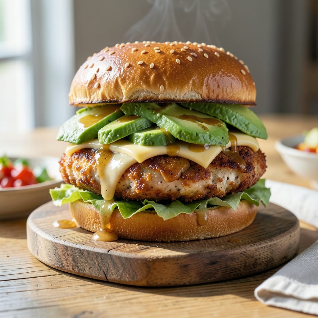 California Chicken Sandwich Recipe: Crispy Avocado and Pepper Jack Twist