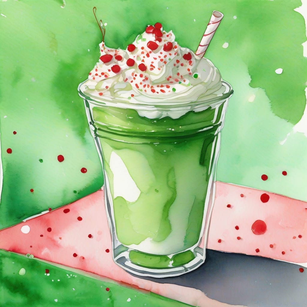 grinch frappuccino recipe