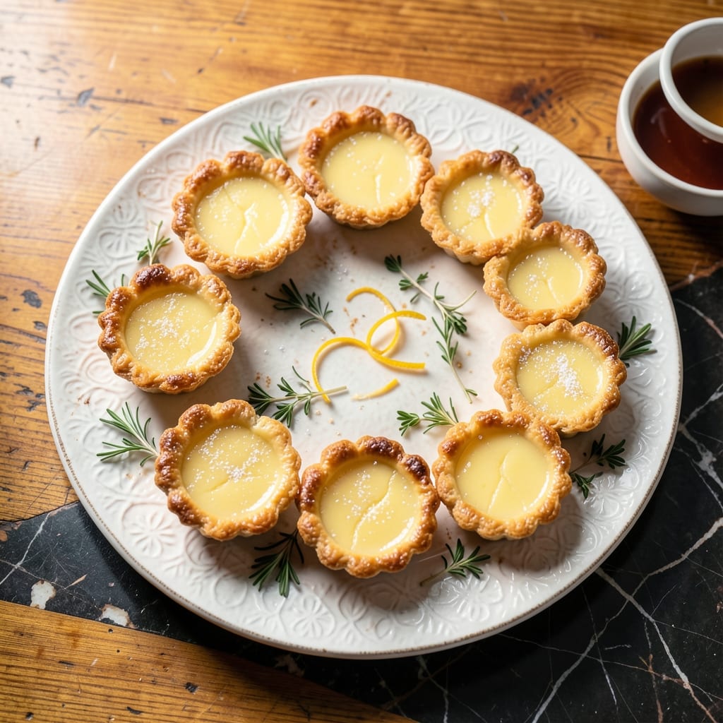 Chinese Egg Custard Tarts Recipe: Flaky Pastry With Silky Filling