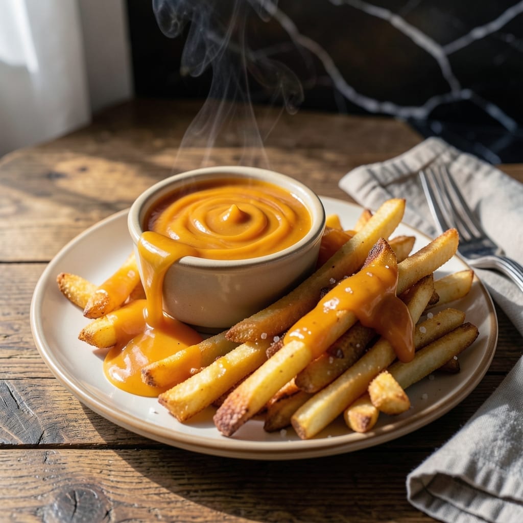 Cheddar Cheese Sauce Recipe for Fries: Ultra Smooth Dip for Crispy Sides