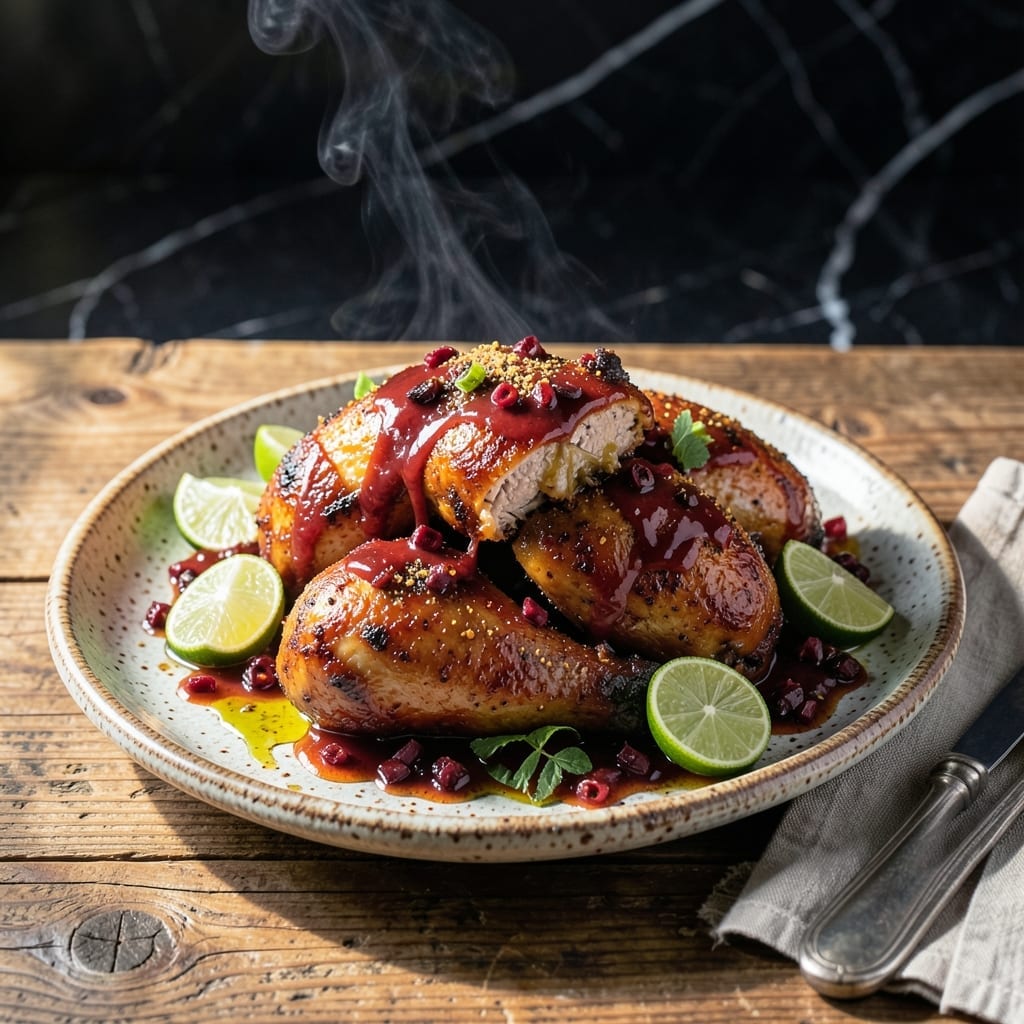 Mexican Barbecue Chicken Recipe: Smoky Chipotle Glaze with Lime Zing