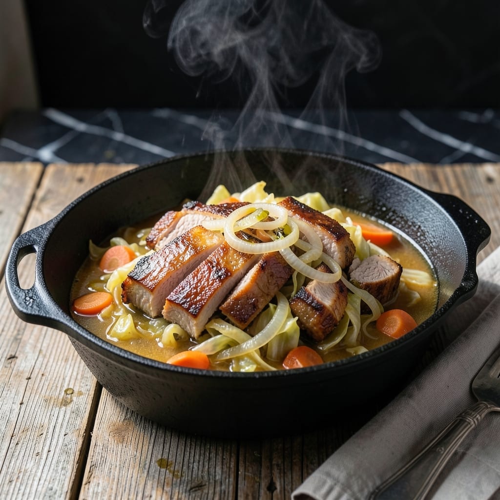 Kapusta Recipe With Pork: Slow-Cooked Cabbage and Meat Stew