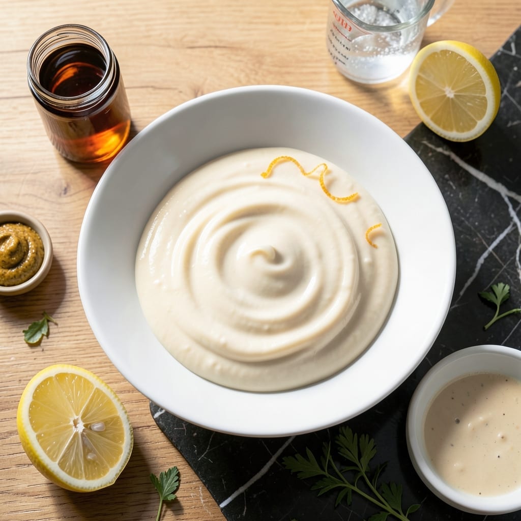 Vegan Mayo Recipe Without Soy: Creamy Emulsion With Aquafaba Base