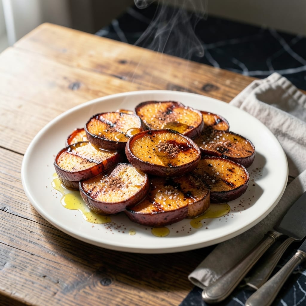 Grilled Sweet Potato Slices Recipe: Caramelized Edges with Honey Glaze