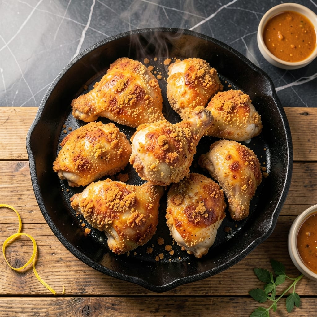 Fried Chicken Recipe Without Deep Frying: Oven-Baked Crispy Coating