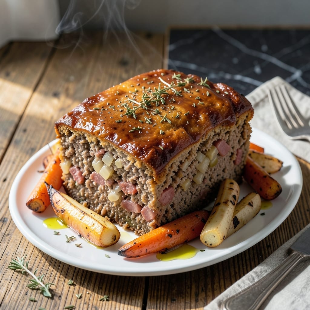Meatloaf Recipe With Pork Sausage: Juicy Blend With Herb-Infused Glaze