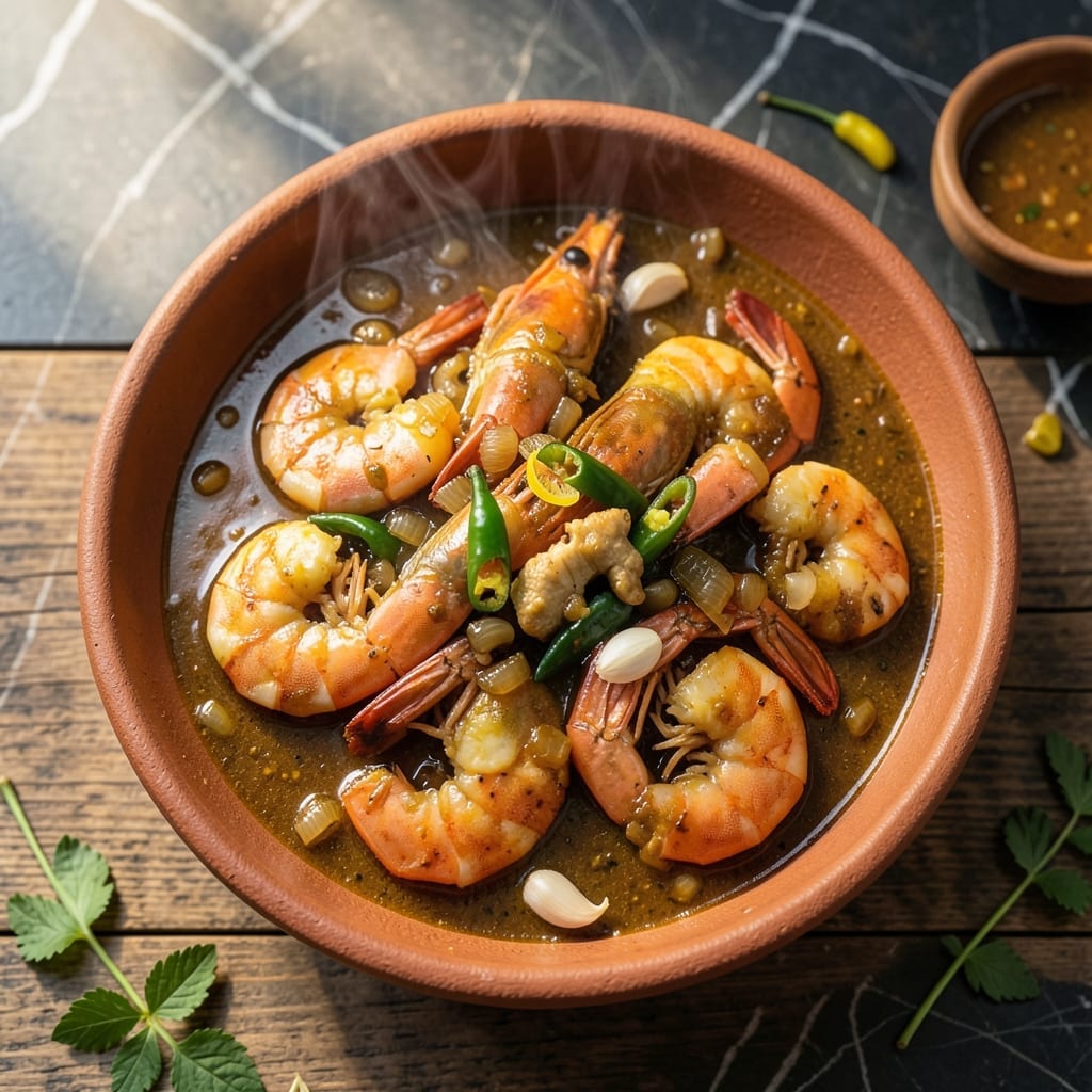 Golda Chingri Curry Recipe Cooking Method: Bengali Prawn Delight With Mustard Oil