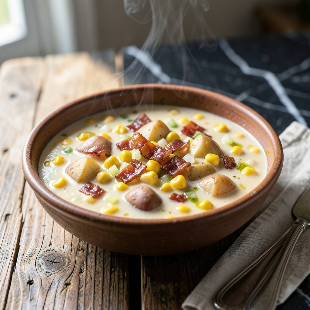 Old Mill Corn Chowder Recipe: Hearty New England-Style Bowl