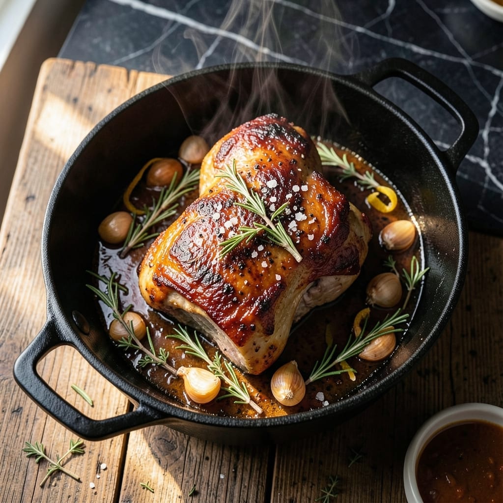 Bone In Pork Recipe: Slow-Roasted Juiciness with Herb Crust