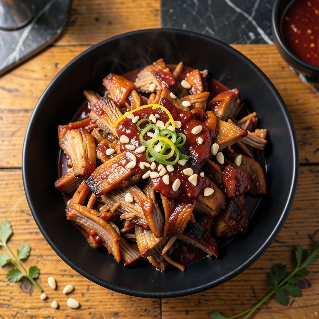 Korean Pulled Pork Recipe Slow Cooker: Melt-In-Your-Mouth Gochujang Magic