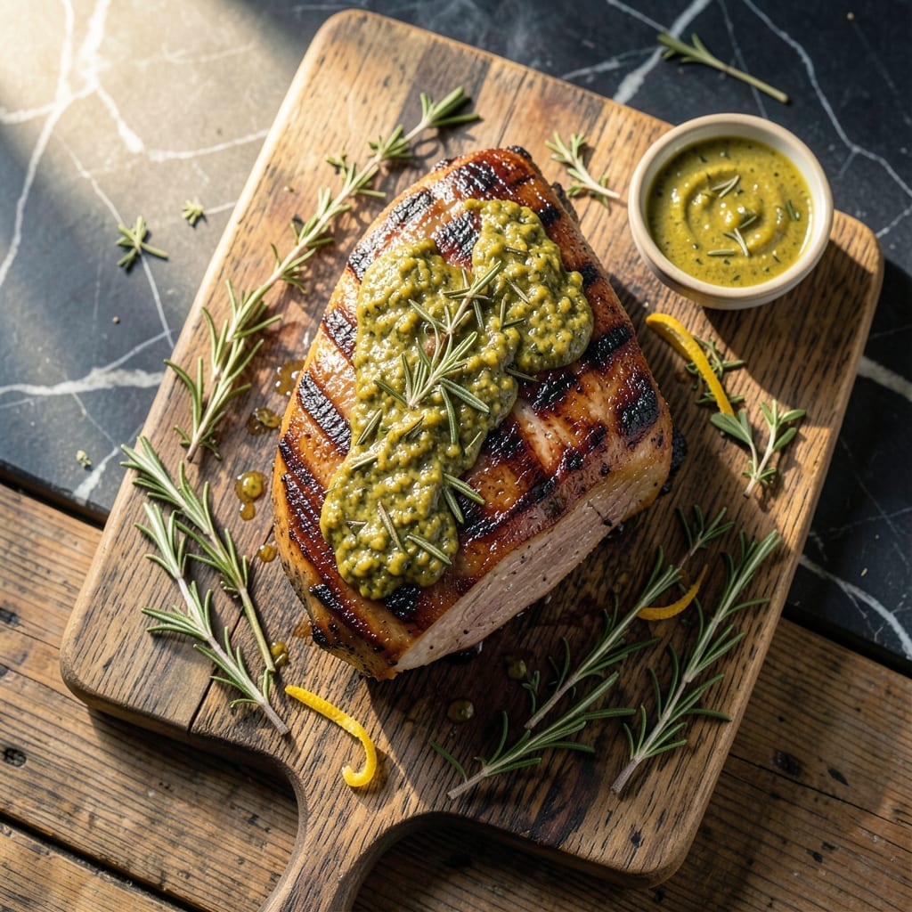 Pork Tenderloin on Charcoal Grill Recipe: Smoky Char With Herb Crust