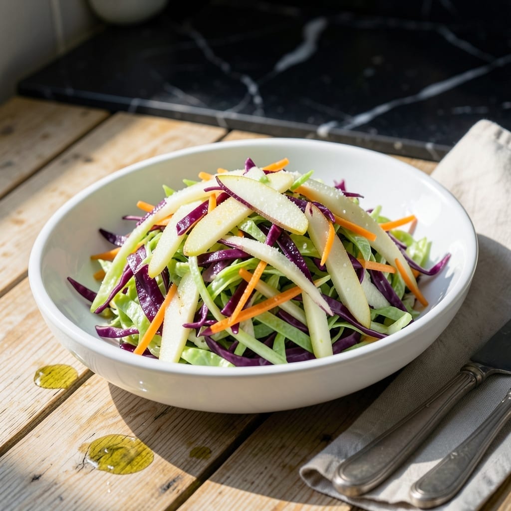 Apple Coleslaw Recipe No Mayo: Vinegar-Based Tang With a Crunch