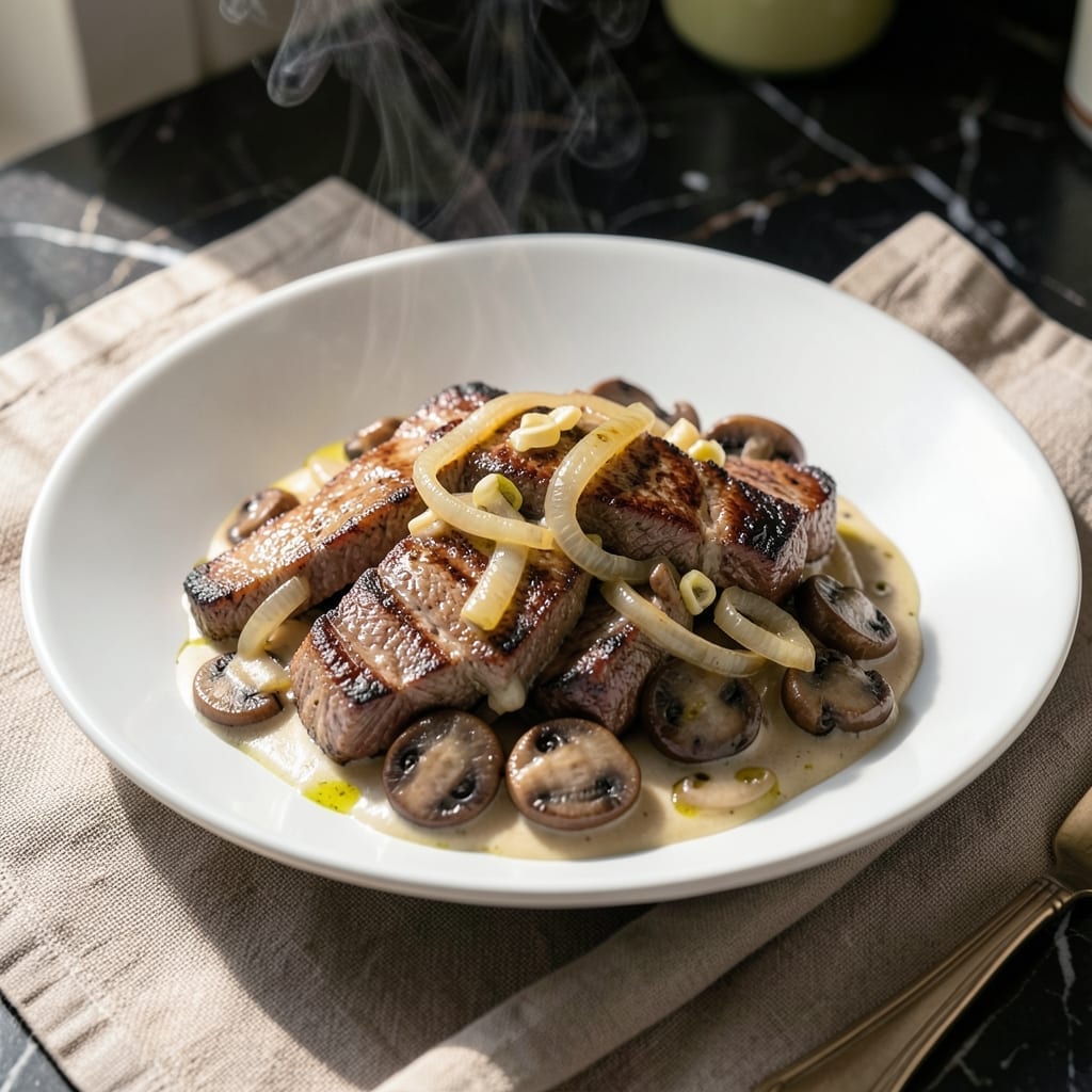 Beef Stroganoff Recipe Dairy Free: Mushroom-Rich Creamy Sauce Without Dairy