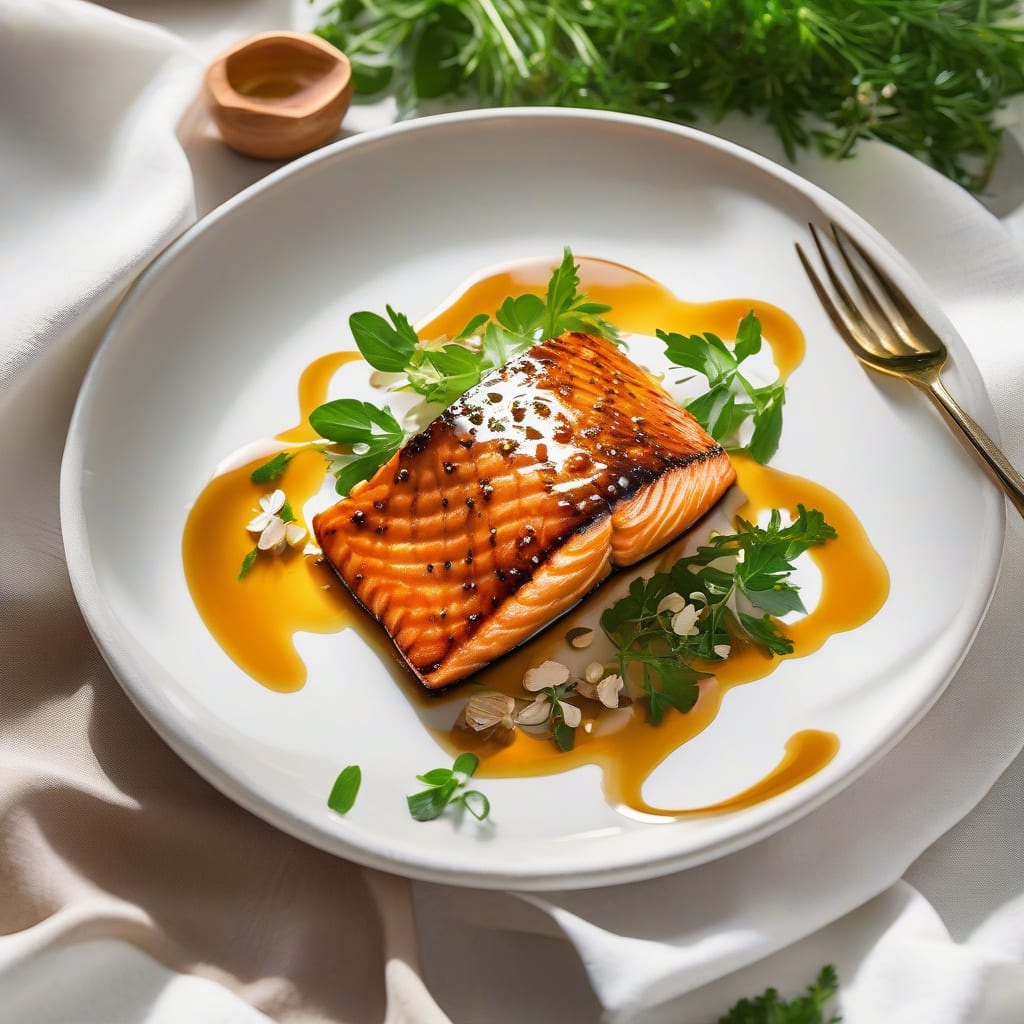 honey garlic glazed salmon
