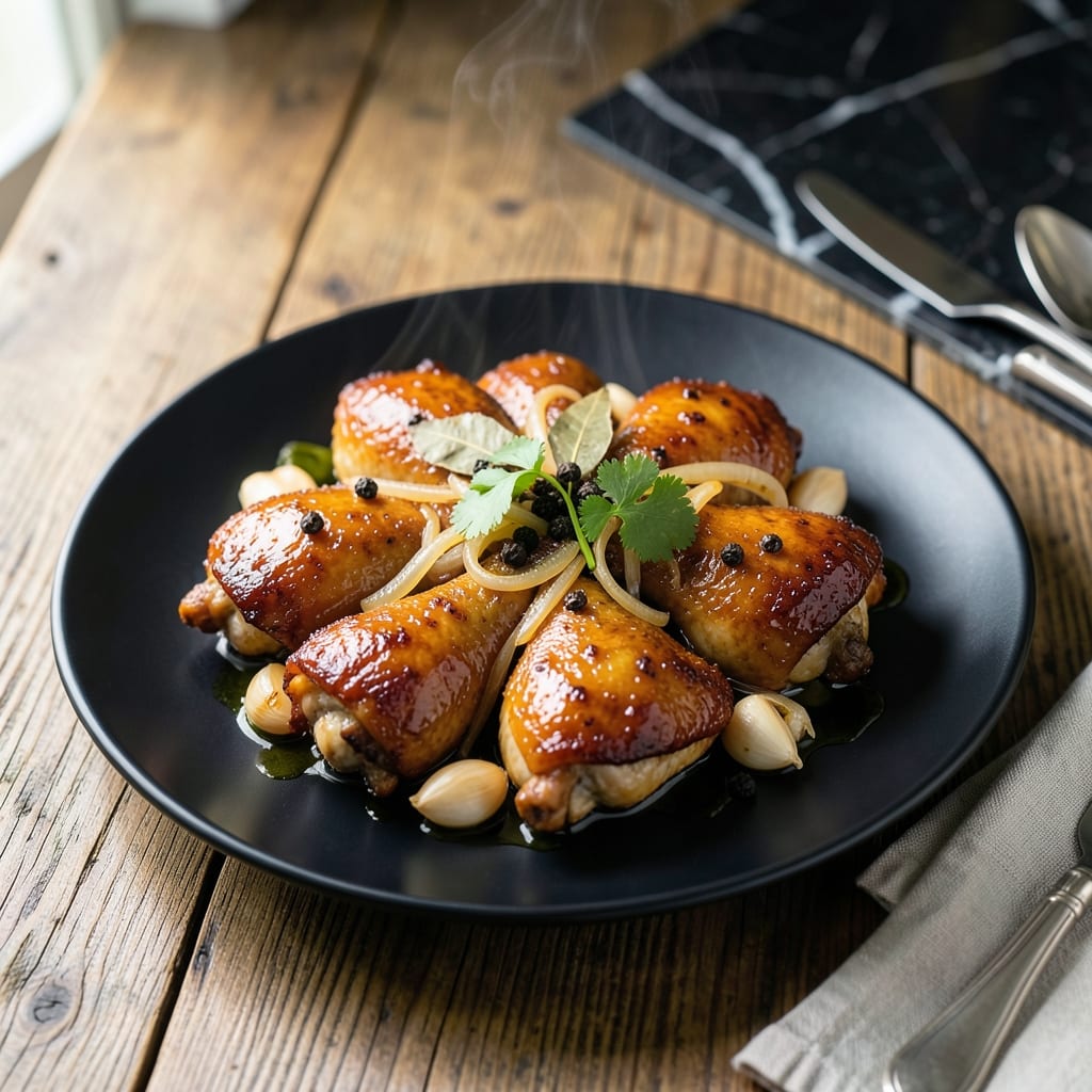 Filipino Recipe for Chicken Thighs: Adobo-Style Savory and Tangy Delight Filipino Recipe for Chicken Thighs: Adobo-Style Savory and Tangy Delight