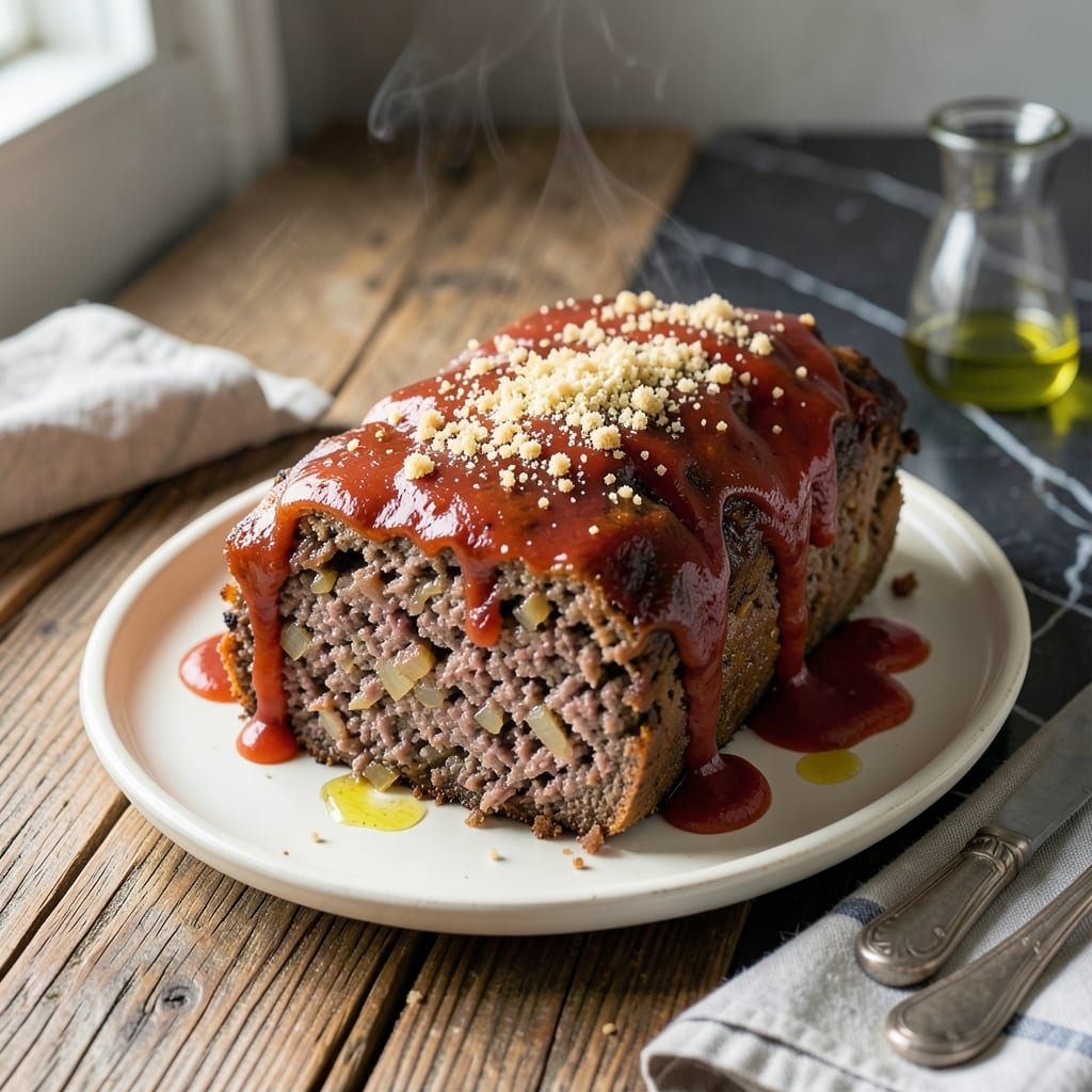 Meatloaf Recipe 2lbs Ground Beef: Classic Comfort With Moist Slices