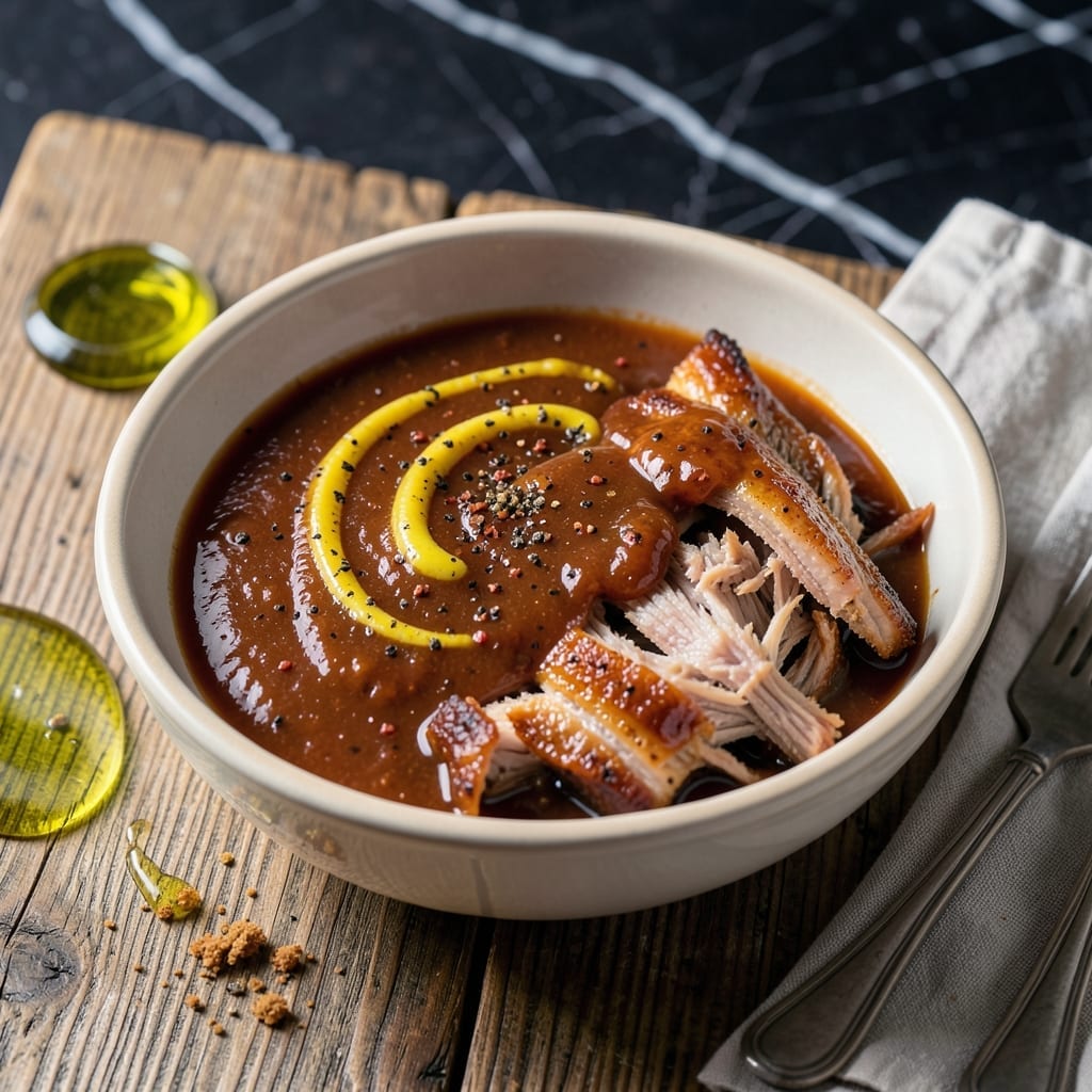 Carolina Barbecue Sauce Recipe for Pulled Pork: Vinegar-Based Tang With a Kick