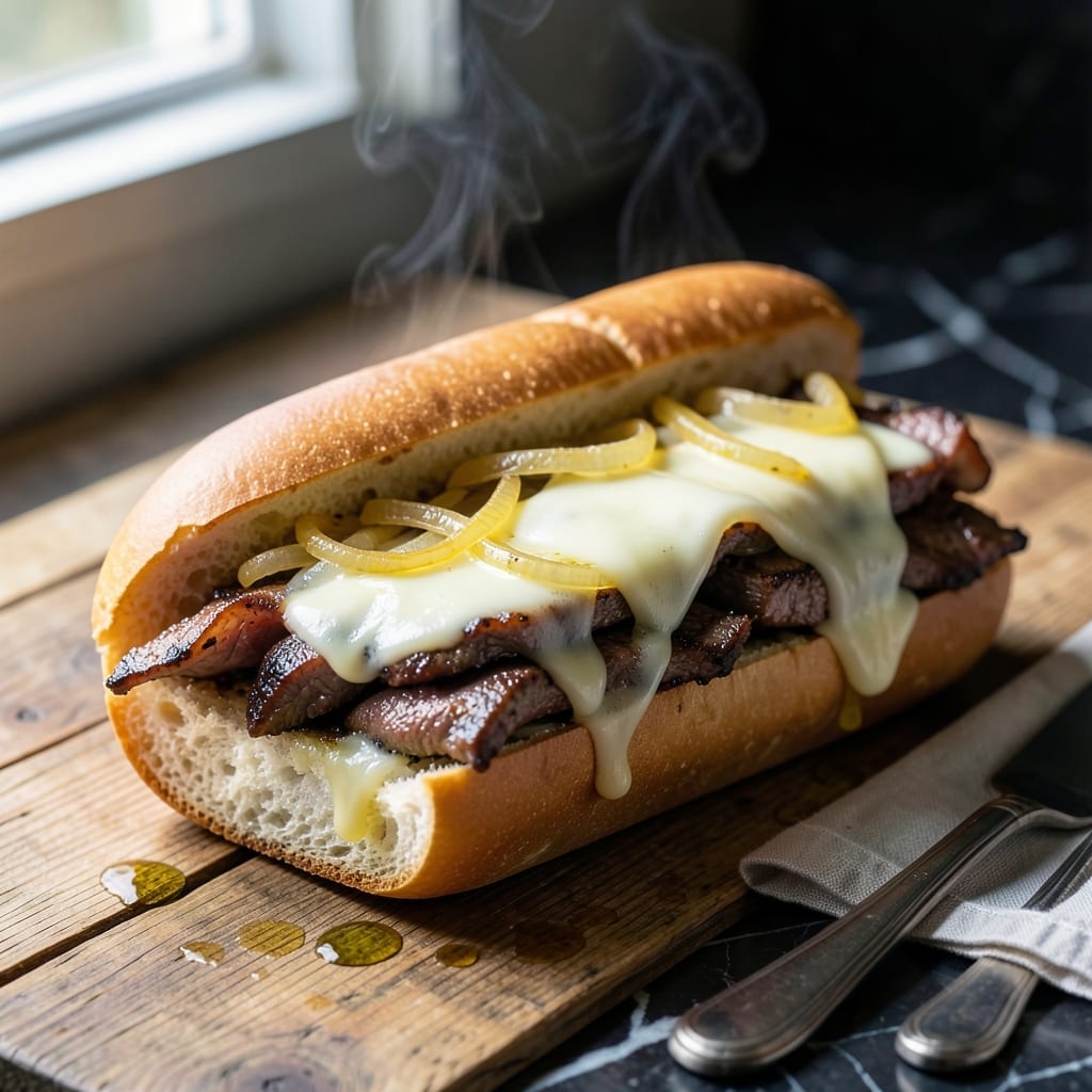 Philly Cheesesteak Recipe Authentic: Street Vendor Style at Home