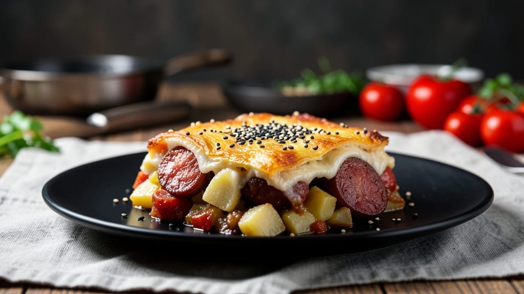 Recipe for Smoked Sausage and Potato Casserole: Crispy Top, Melty Cheese, One-Pan Magic