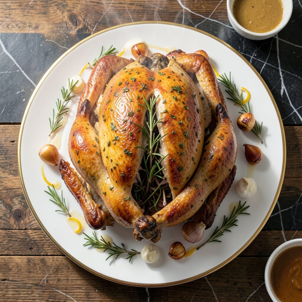 Geoffrey Zakarian's Roast Turkey Recipe The Kitchen: Herb-Infused Holiday Showstopper Geoffrey Zakarian's Roast Turkey Recipe The Kitchen: Herb-Infused Holiday Showstopper