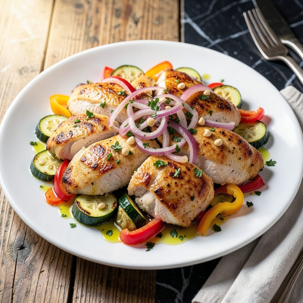 Olive Garden Chicken Giardino Recipe: Garden-Fresh Veggies in Creamy Parmesan Sauce