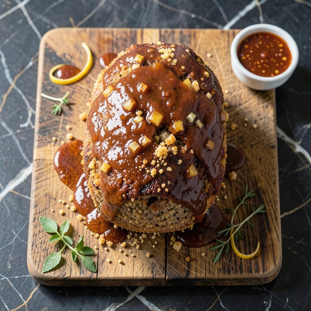 Meatloaf Recipe With Brown Sugar Barbecue Sauce: Smoky-Sweet Glazed Masterpiece