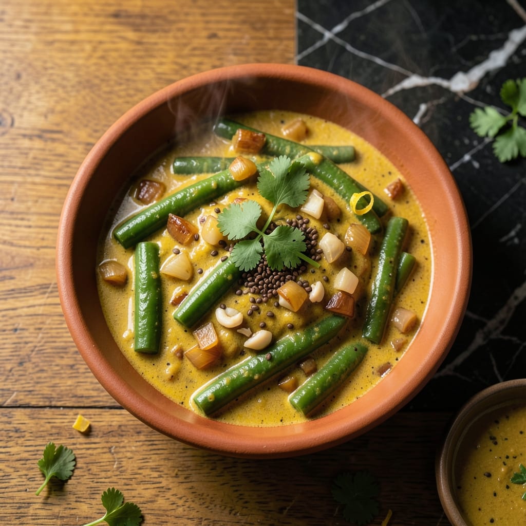 French Bean Curry Recipe Indian: Aromatic Coconut and Spice Infusion
