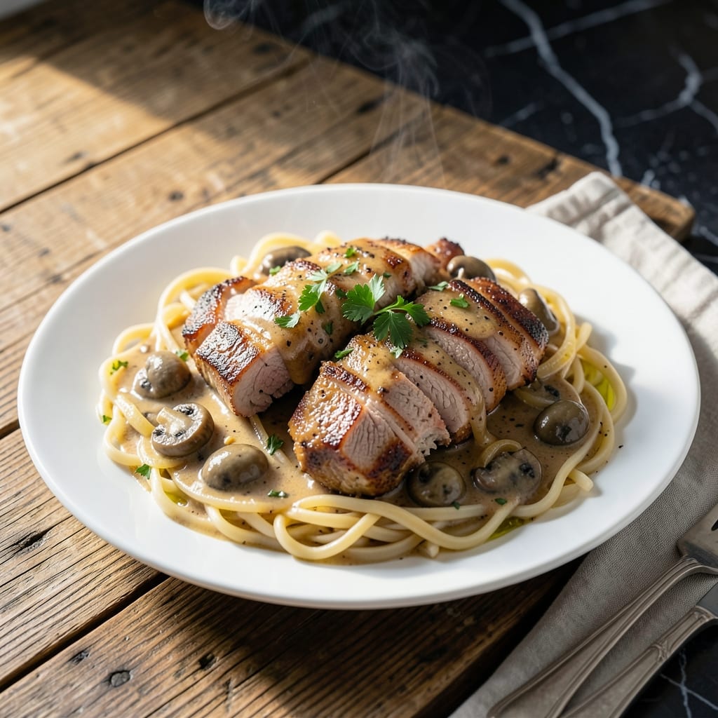 Pork Stroganoff Recipe Slow Cooker: Hands-Off Creamy Mushroom Sauce