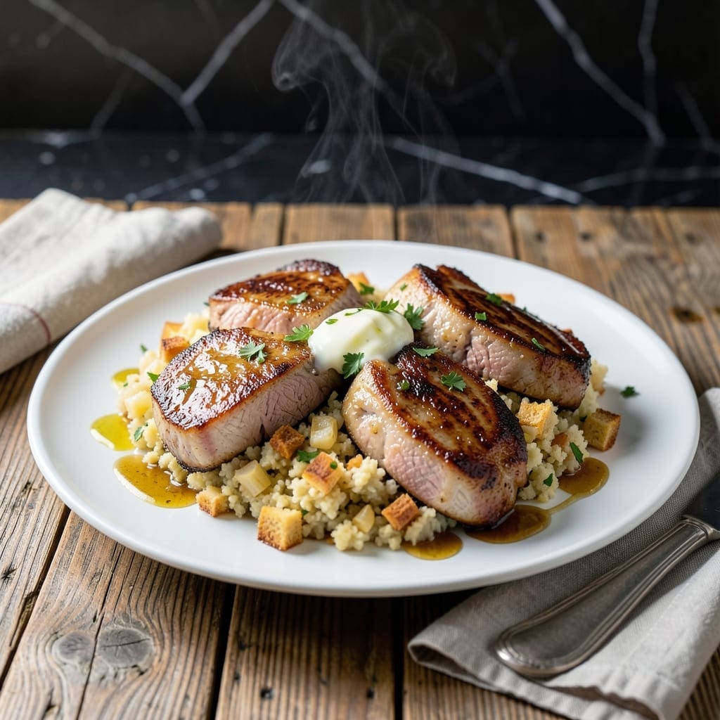 Recipe For Pork Chops and Stove Top Stuffing: One-Skillet Homestyle Dinner