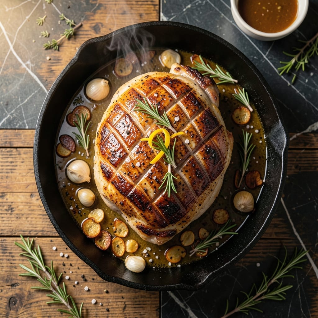 Garlic Pork Roast Recipe Oven: Herb-Infused Succulence With Garlic Clove Surprise