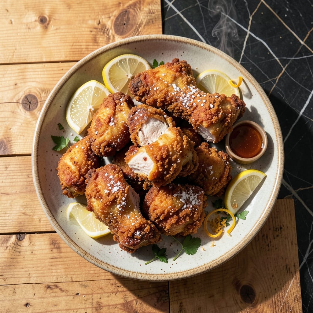 Fried Chicken Recipe Without Buttermilk and Cornstarch: Pantry Staple Crispy Perfection