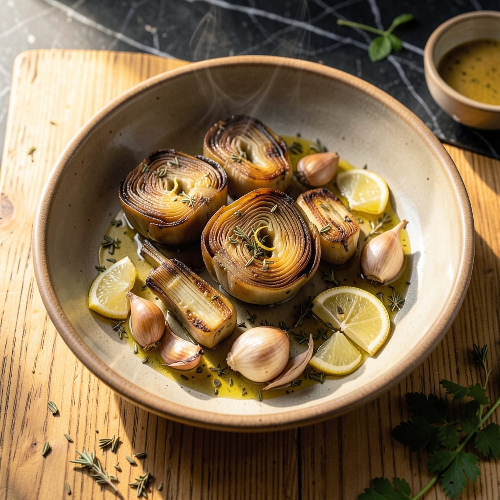 Recipe for Baked Artichoke Hearts: Garlic-Infused Tenderness in Every Bite