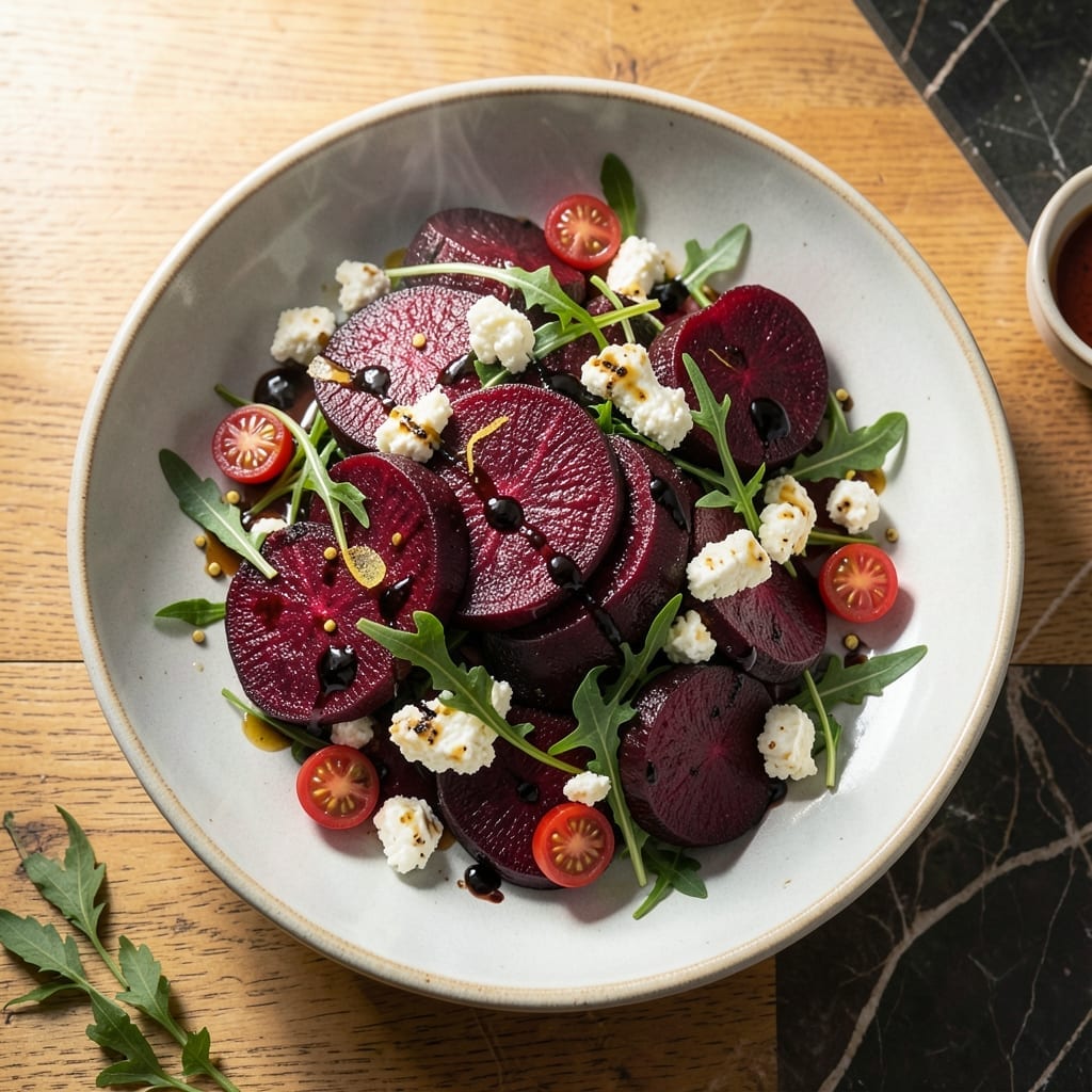 Grilled Beet Salad Recipe: Earthy Sweetness With Tangy Goat Cheese