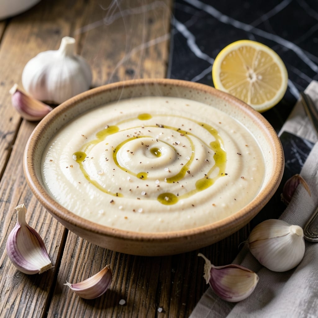 5-Ingredient Garlic Sauce Recipe: Creamy All-Purpose Drizzle