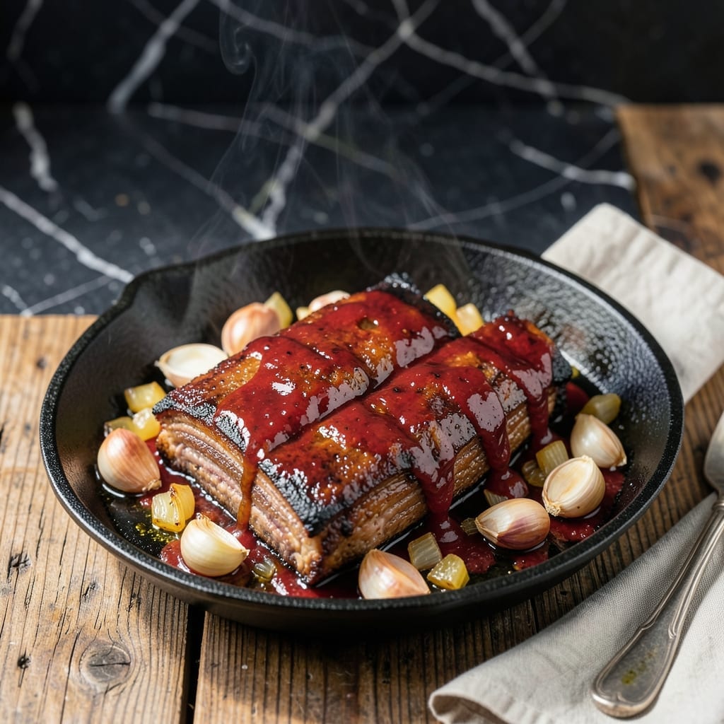 Beef Short Ribs With Barbecue Sauce Recipe: Slow-Braised Stick-to-Your-Ribs Richness