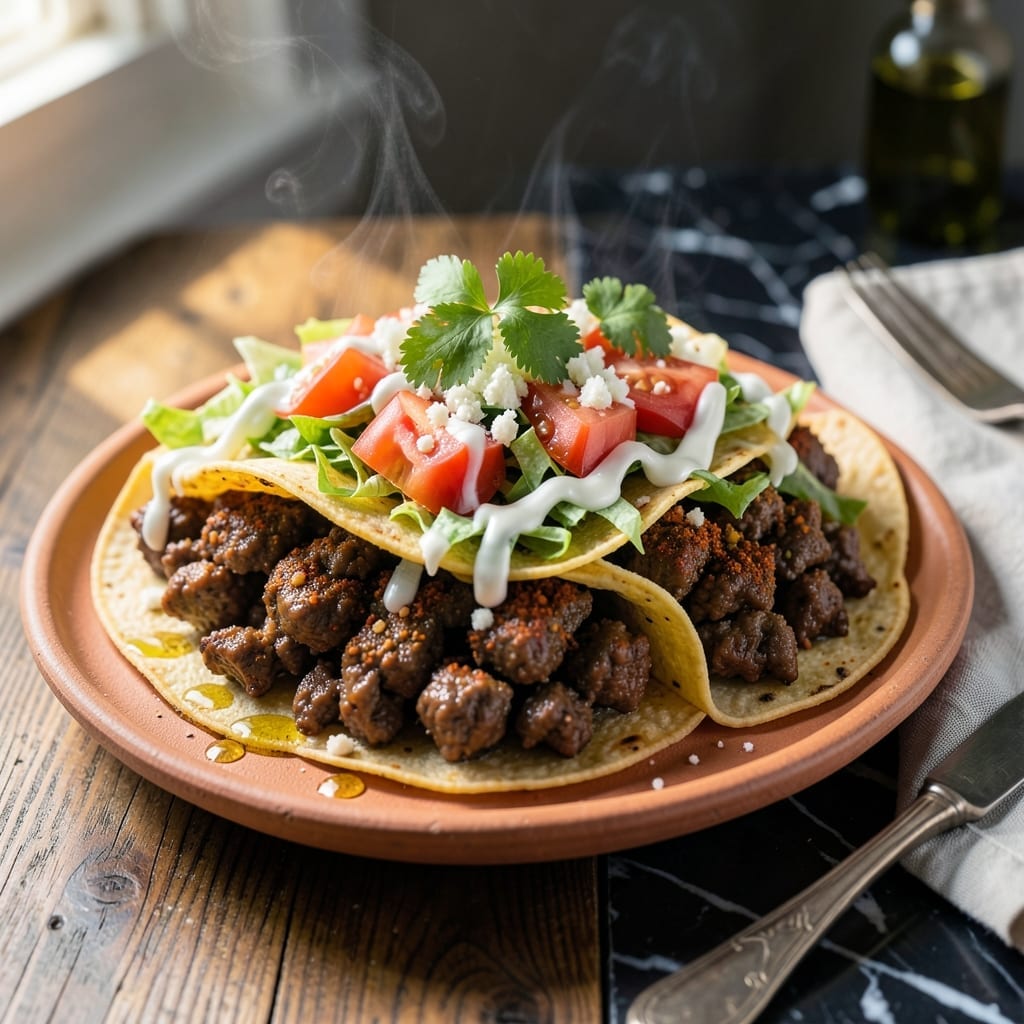 Recipe for Beef Tacos Ground Beef: Spiced Filling for Taco Night