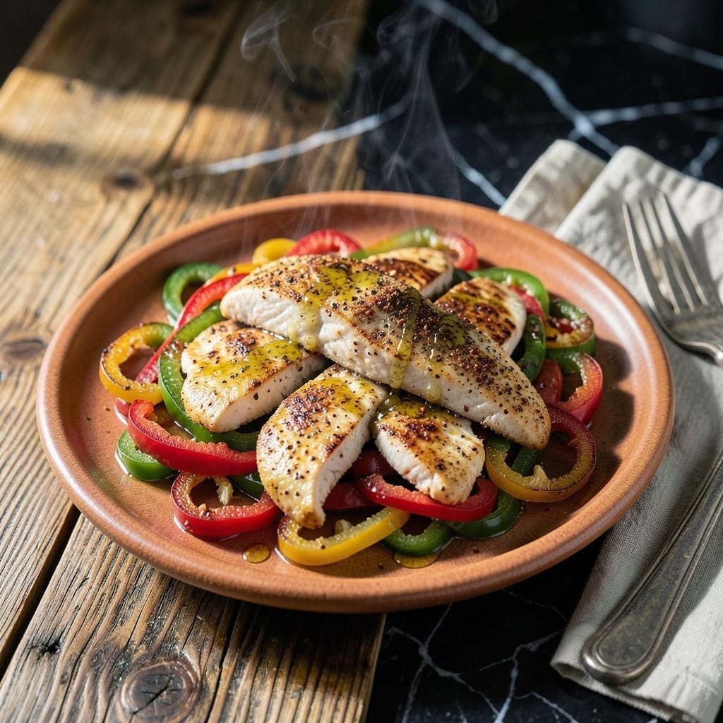 Leftover Chicken Fajita Recipe: Spiced Peppers and Onions Revival