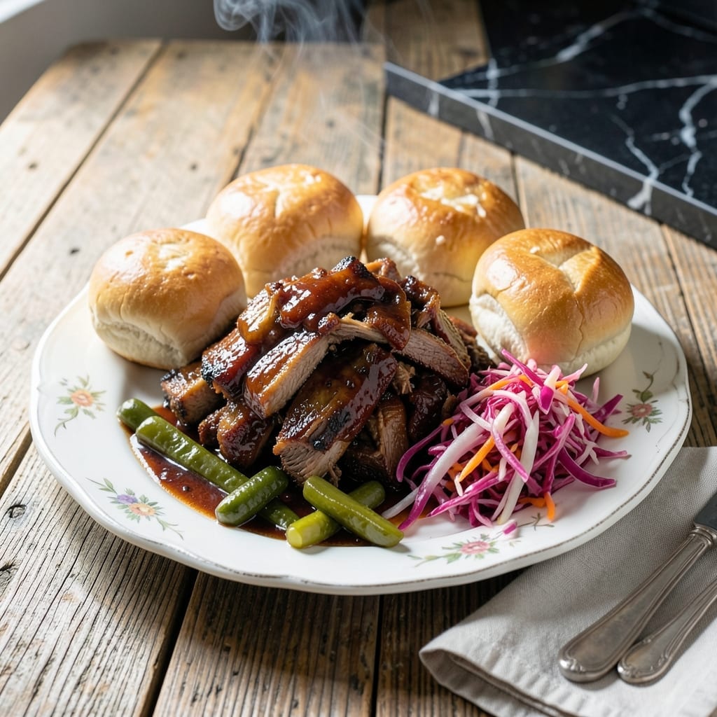 Paula Deen Pulled Pork Barbecue Recipe: Vinegar-Based Tangy Sauce