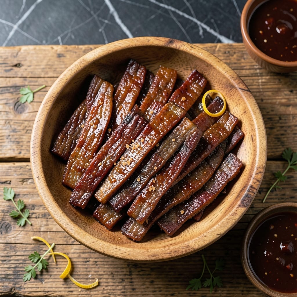 BBQ Sauce Jerky Recipe: Chewy Smoky Sweetness with a Tangy Kick