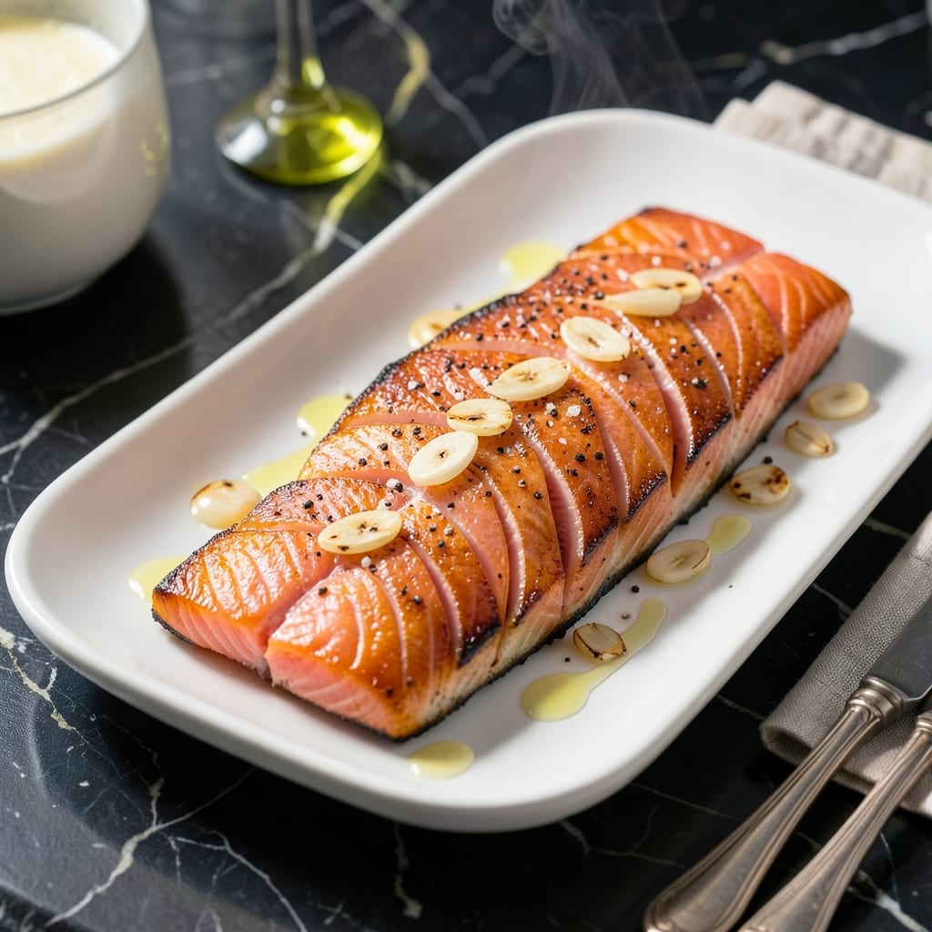 Salmon Belly Strips Recipe: Pan-Seared Crispy Skin with Buttery Richness
