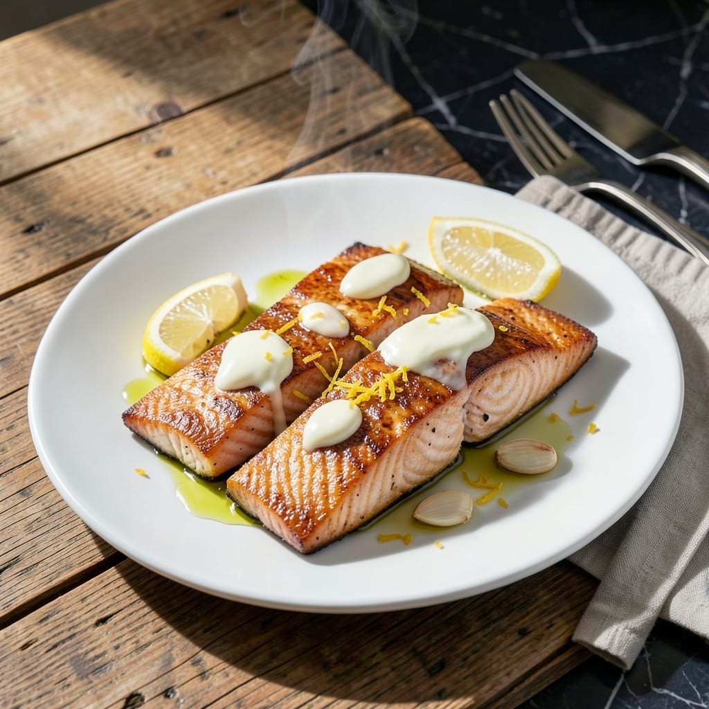 Best Damn Baked Salmon Recipe: Lemon-Garlic Butter Baste Best Damn Baked Salmon Recipe: Lemon-Garlic Butter Baste