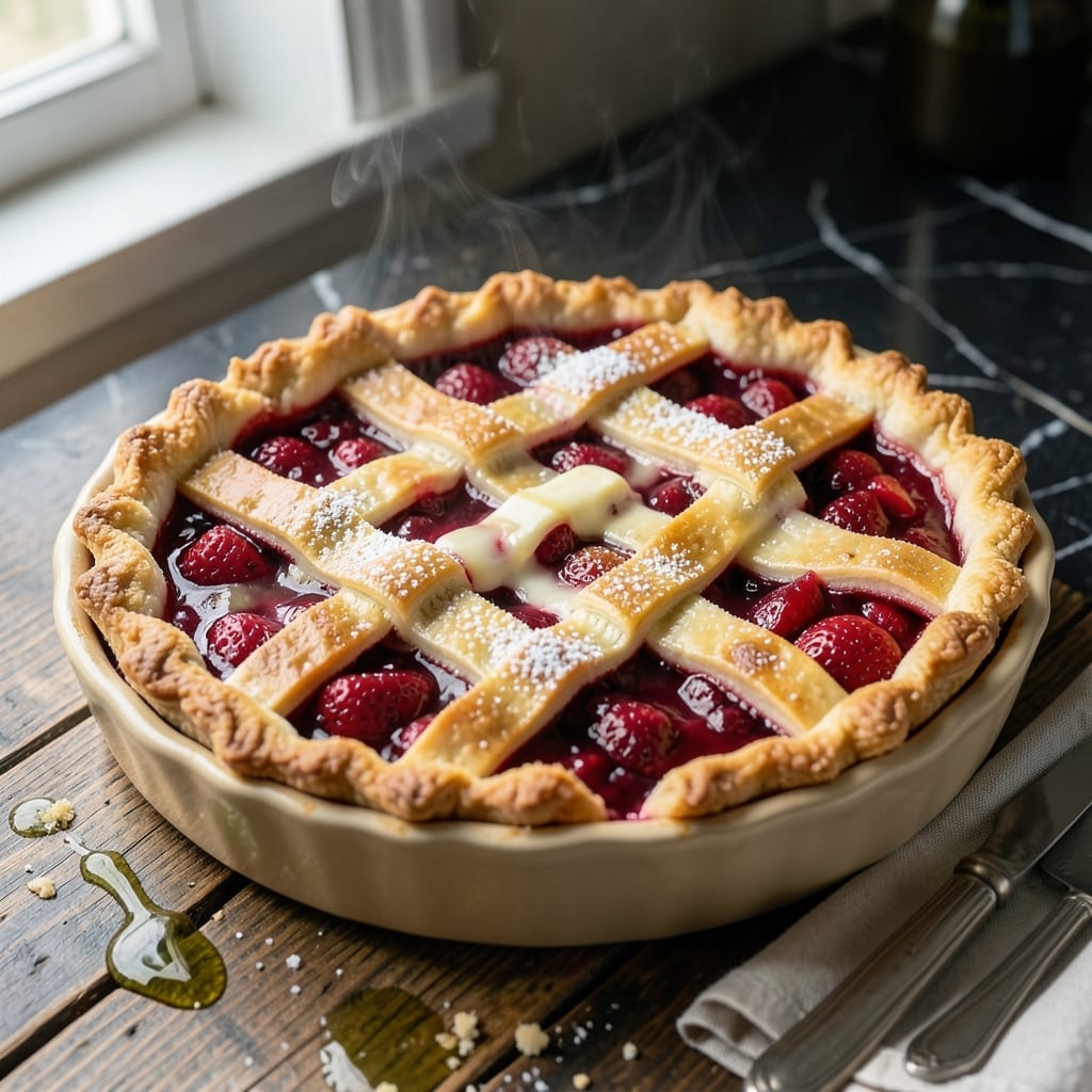Shoney's Strawberry Pie Recipe Without Jello: Fresh Berry Thickened Filling