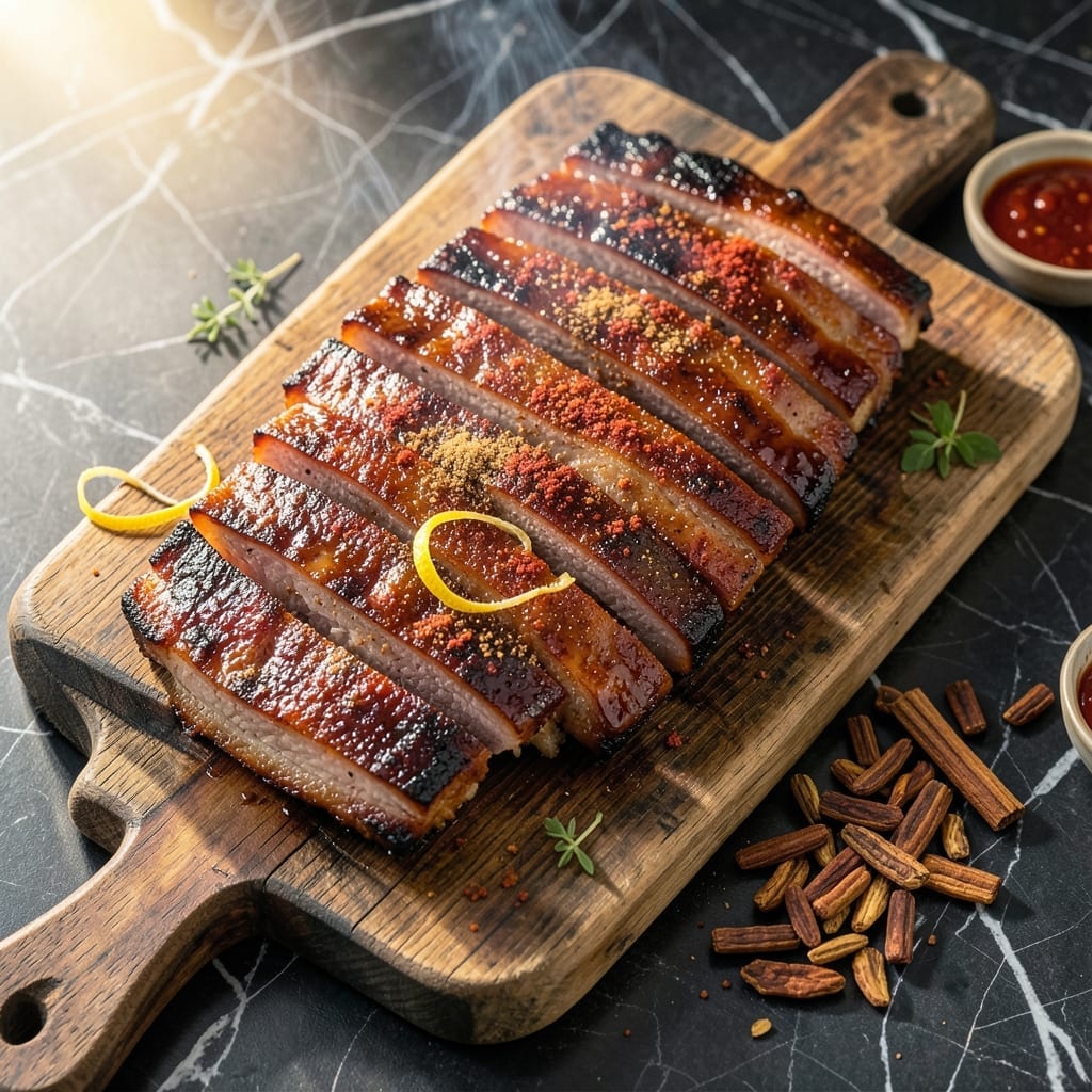 Barbecue Pork Spare Ribs Recipe Grill: Smoky Char With Fall-Off-The-Bone Meat