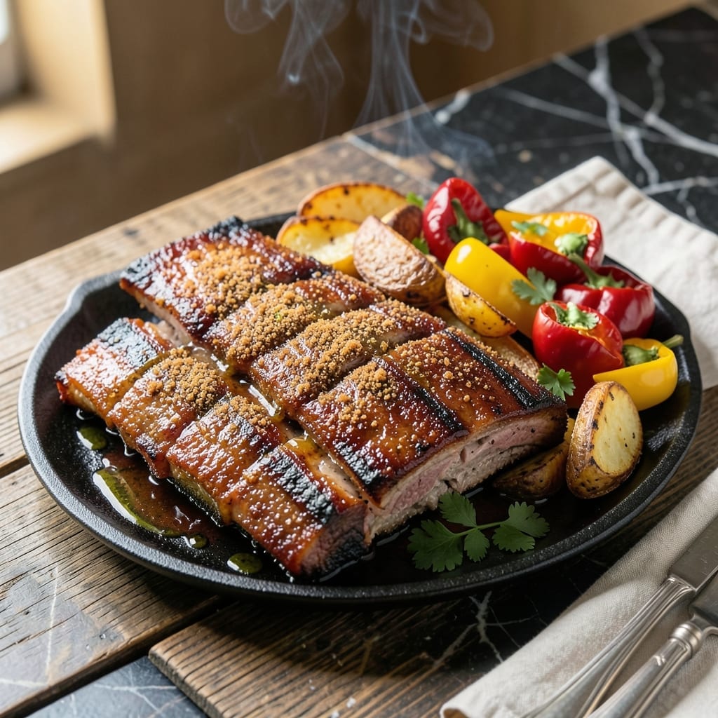 Recipe for Country Style Pork Ribs on the Grill: Smoky Char With Herb-Infused Tenderness