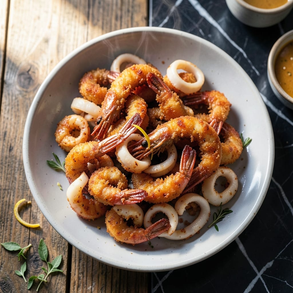 Olive Garden Shrimp Fritto Misto Recipe: Crispy Seafood Medley With Lemon Aioli