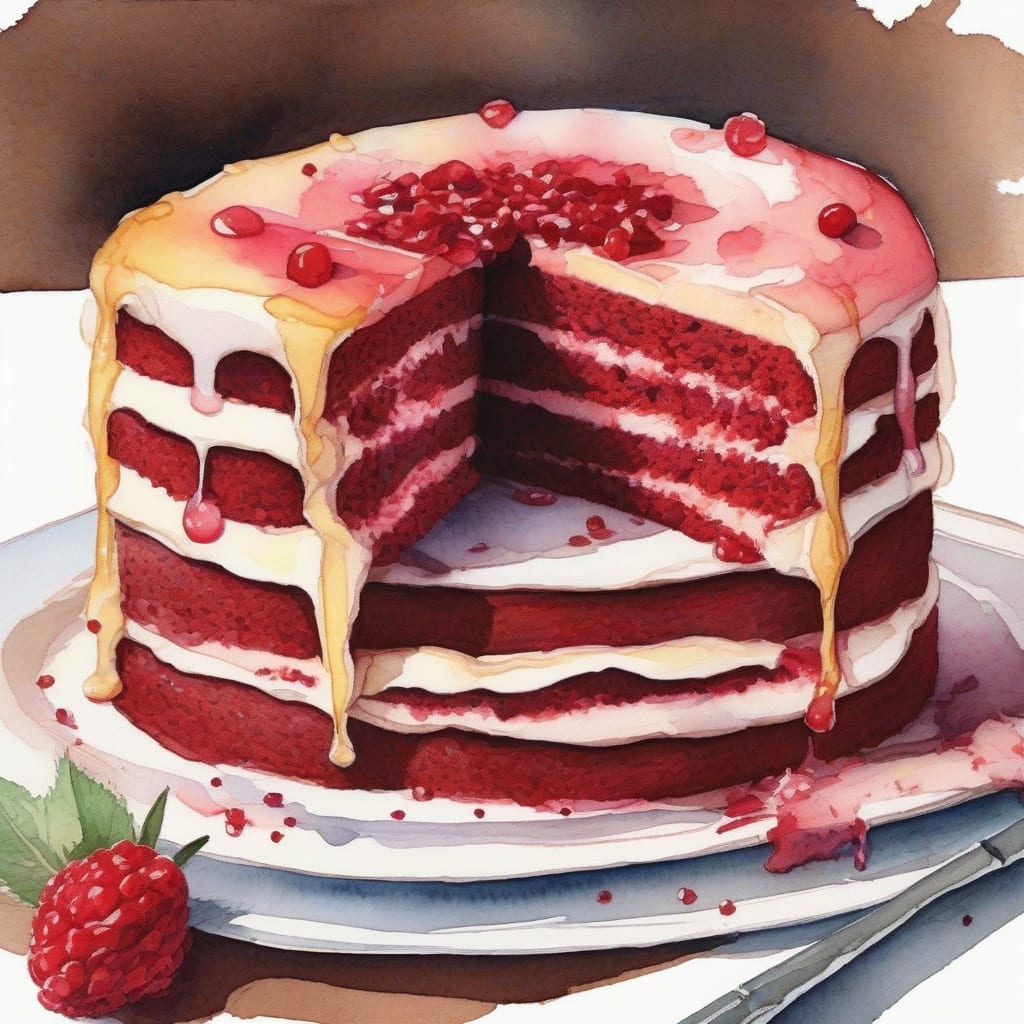 red velvet honey bun cake recipe