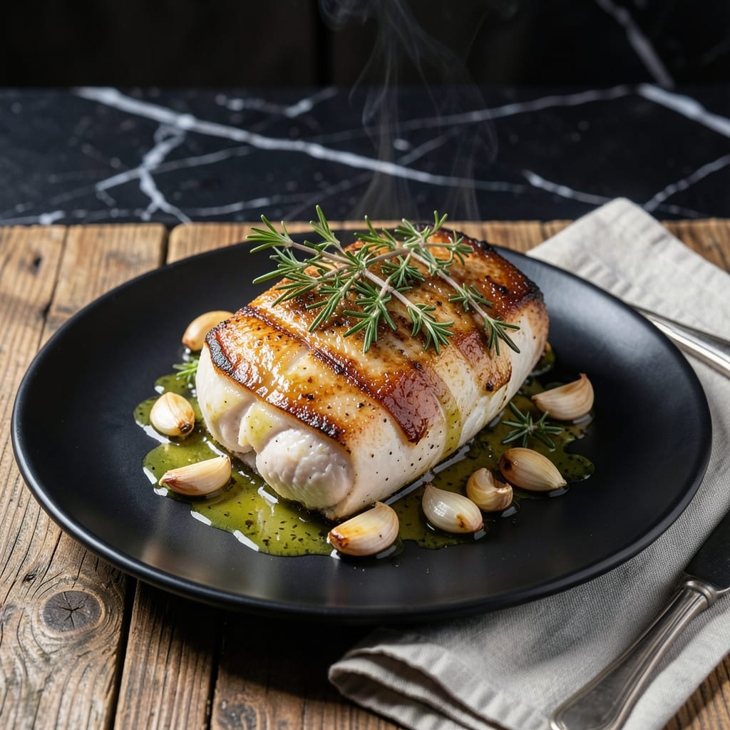 Grouper Head Recipe: Pan-Seared With Garlic and Herbs