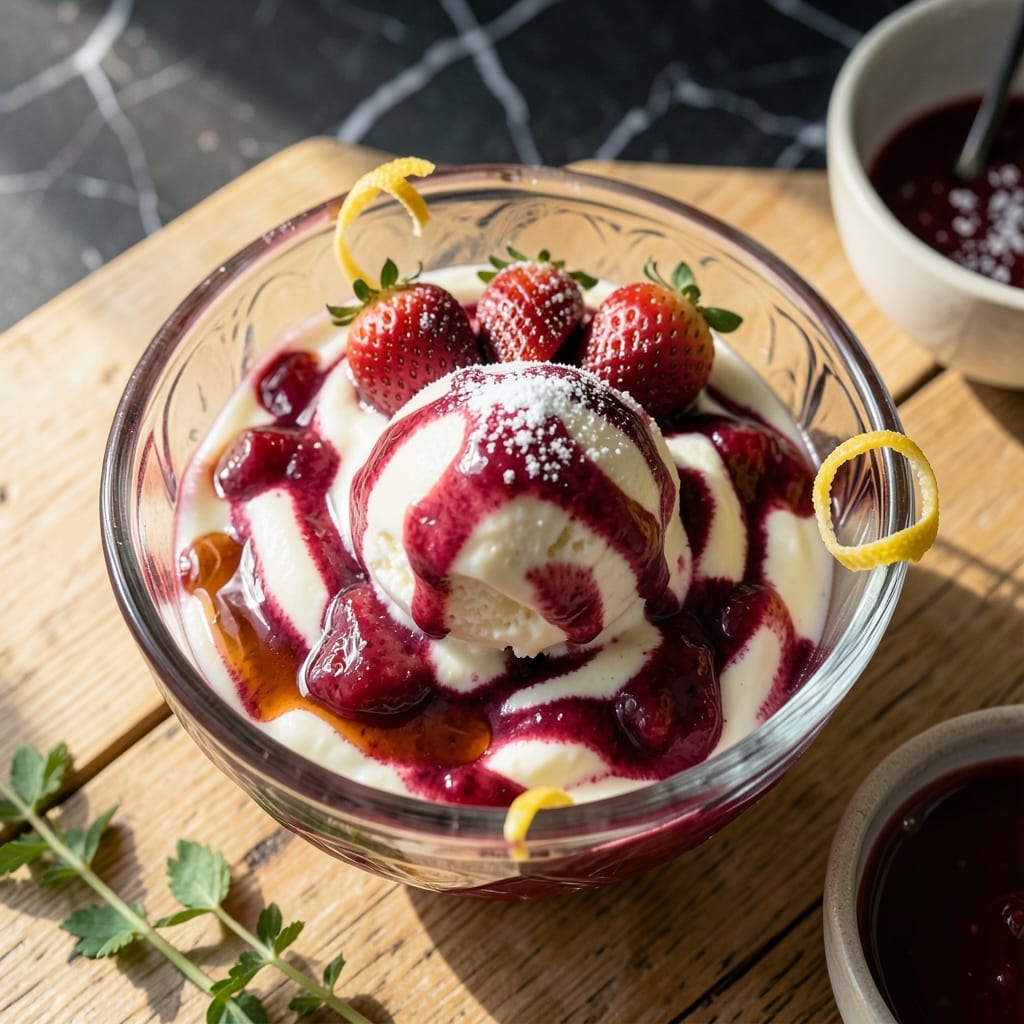 Homemade Strawberry Ice Cream Recipe for Ice Cream Maker: Churned to Creamy Dreaminess