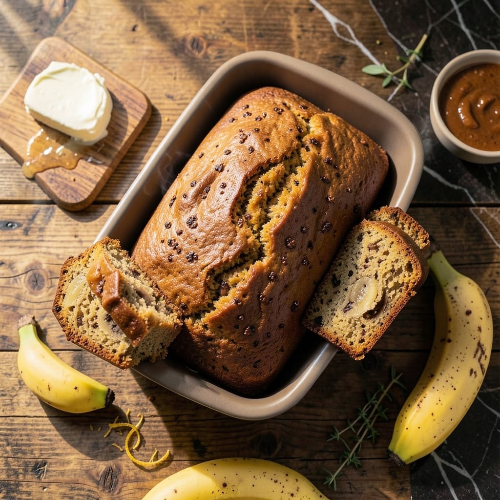 Janet's Banana Bread Recipe: Moist Crumb With Cinnamon Swirl